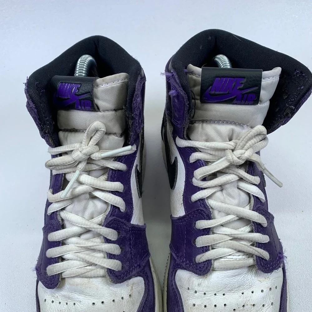 Nike Air Jordan‎ 1 High OG SE Court Purple Size 5.5Y Womens Sneakers Swoosh